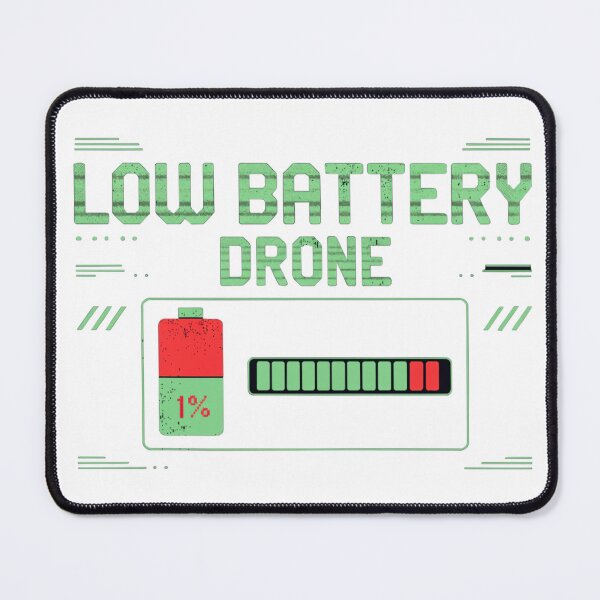 Item preview, Drone Pilot Reality: 1% Battery vs 99% Loading - Pixel Art designed and sold by Around with my camera.