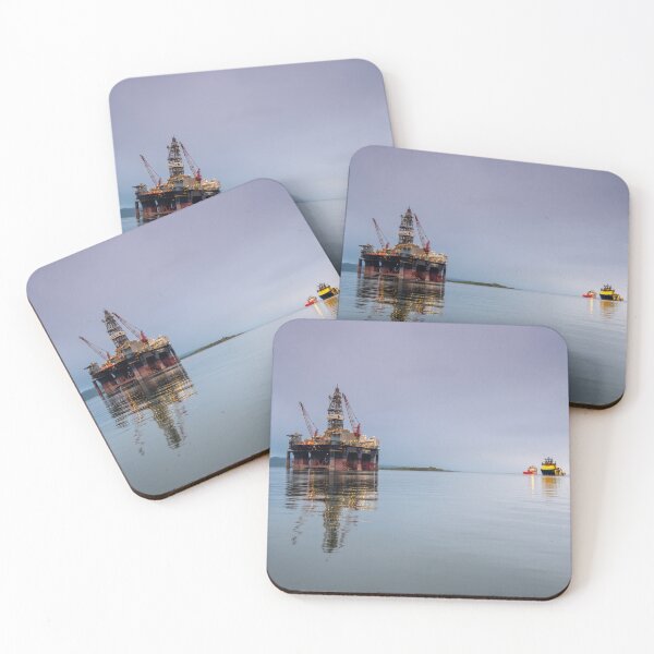 Item preview, Ocean Greatwhite Rig Reflections near Kishorn designed and sold by Kasia Design.
