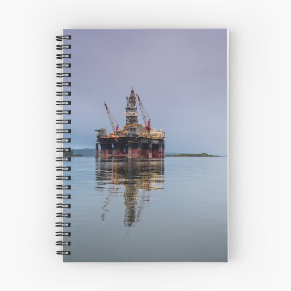 Item preview, Ocean Greatwhite Rig Reflections near Kishorn designed and sold by Kasia Design.