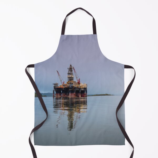 Item preview, Ocean Greatwhite Rig Reflections near Kishorn designed and sold by Kasia Design.