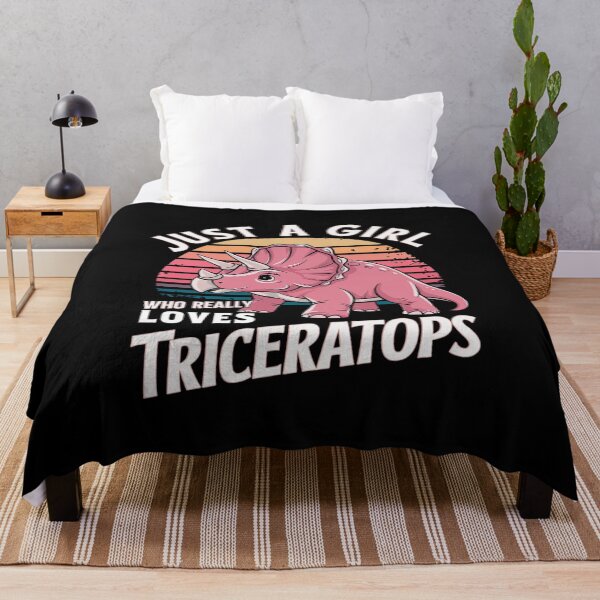Item preview, Dinosaur Lover Just A Girl Who Really Loves Triceratops designed and sold by MarkLeedsArt.
