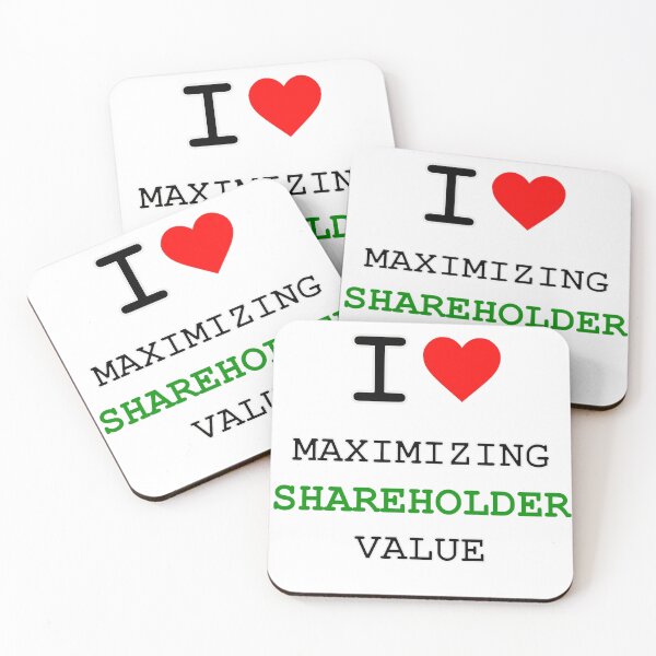Item preview, I Love Maximizing Shareholder Value | Finance Humor Shirt designed and sold by ClockedOut Studio.
