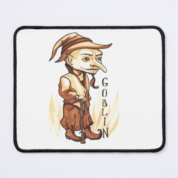 Item preview, Goblin Wanderer — Hand-Drawn Fairy Folk Illustration designed and sold by BlackLineLab.