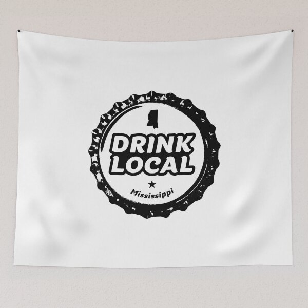 Item preview, Drink Local Mississippi Craft Beer Bottle Cap designed and sold by graf1k.