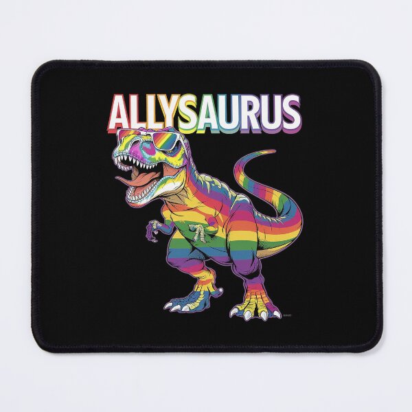 Item preview, Dinosaur T Rex LGBT Gay Pride Flag Allysaurus Ally Men Boys 1 designed and sold by DigitaldeligArt.
