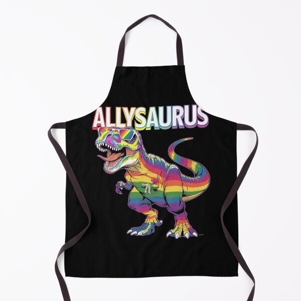 Item preview, Dinosaur T Rex LGBT Gay Pride Flag Allysaurus Ally Men Boys 1 designed and sold by DigitaldeligArt.
