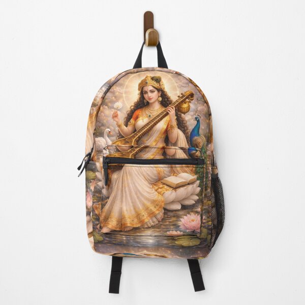 Item preview, Goddess Saraswati Source of Knowledge designed and sold by Sacredvision.