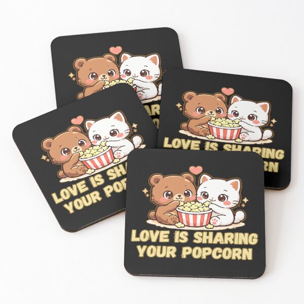 Item preview, Love Is Sharing Your Popcorn designed and sold by DZ Loumatti.