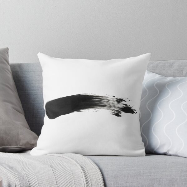 Item preview, Black Ink Brush Stroke - Zen Japanese Calligraphy Style designed and sold by Dakson Design - Fantasy Art.