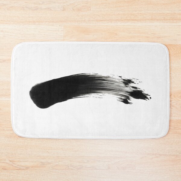 Item preview, Black Ink Brush Stroke - Zen Japanese Calligraphy Style designed and sold by Dakson Design - Fantasy Art.