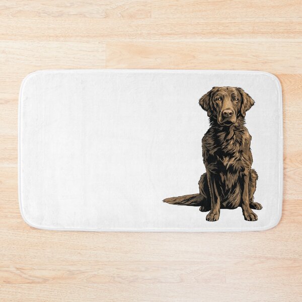 Item preview, Brown Flat Coated Retriever Dog Illustration designed and sold by whyitsme.