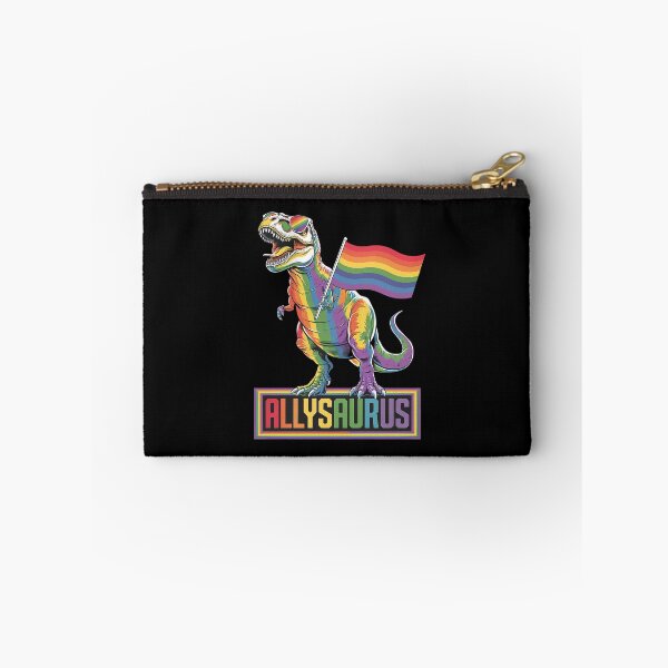 Item preview, Dinosaur T Rex LGBT Gay Pride Flag Allysaurus Ally Men Boys1  designed and sold by MarkLeedsArt.