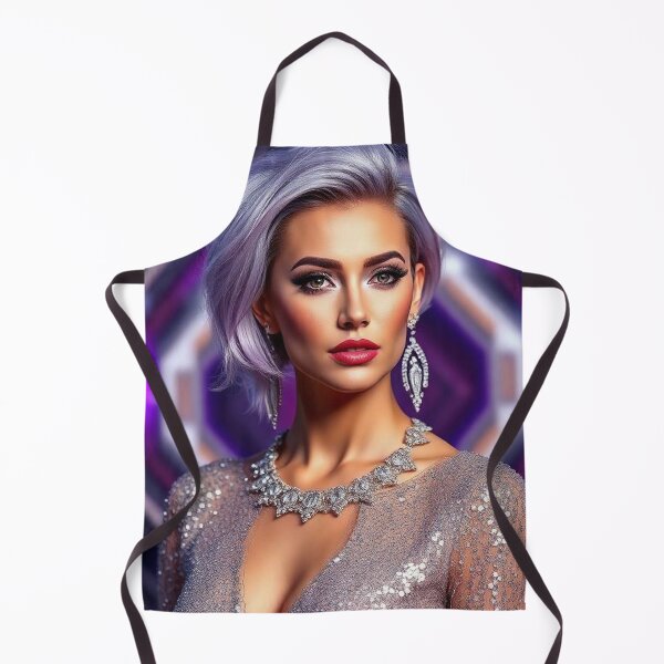 Item preview, Portrait of a futuristic woman designed and sold by BenCoStyle.