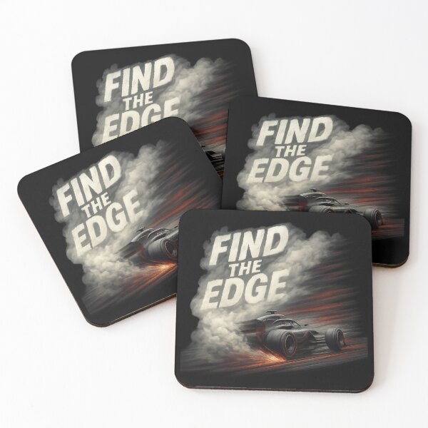 Item preview, FIND THE EDGE - High-Speed Racing Poster designed and sold by MKreative Studio.