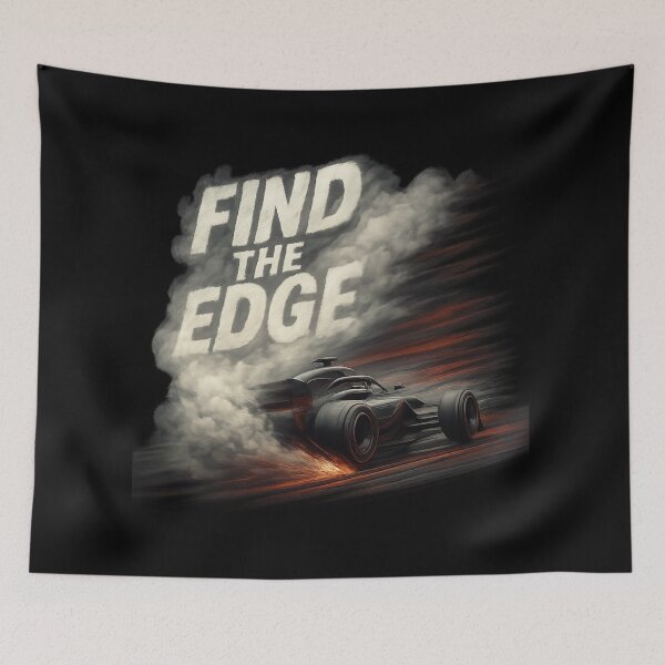 Item preview, FIND THE EDGE - High-Speed Racing Poster designed and sold by MKreative Studio.