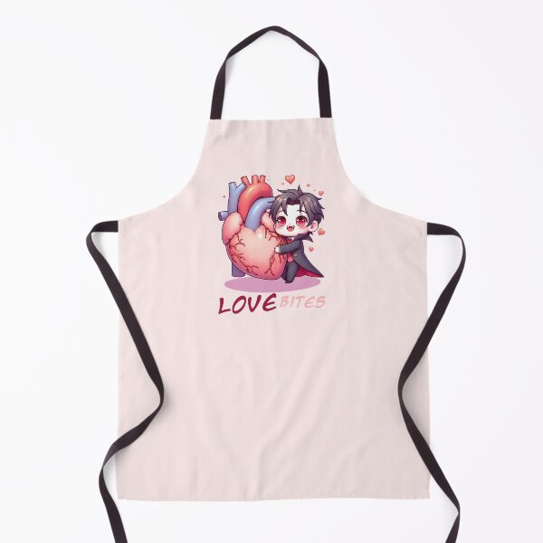 Item preview, Love Bites - Cute Vampire Chibi with Anatomic Heart designed and sold by HeavenStyleArt.