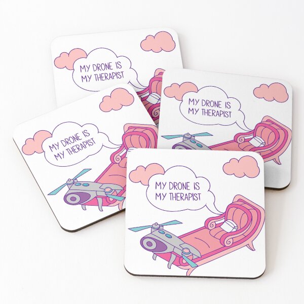 Item preview, Drone Therapy Session: My Drone Is My Therapist - Surreal Art designed and sold by Around with my camera.