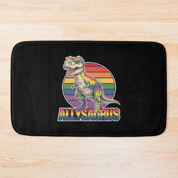 Item preview, LGBT Dinosaur T Rex Gay Pride Dino Allysaurus Rainbow  designed and sold by MarkLeedsArt.