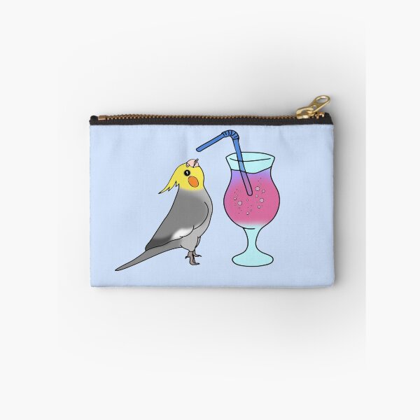 Item preview, Cockatiel sipping cockatail designed and sold by FandomizedRose.