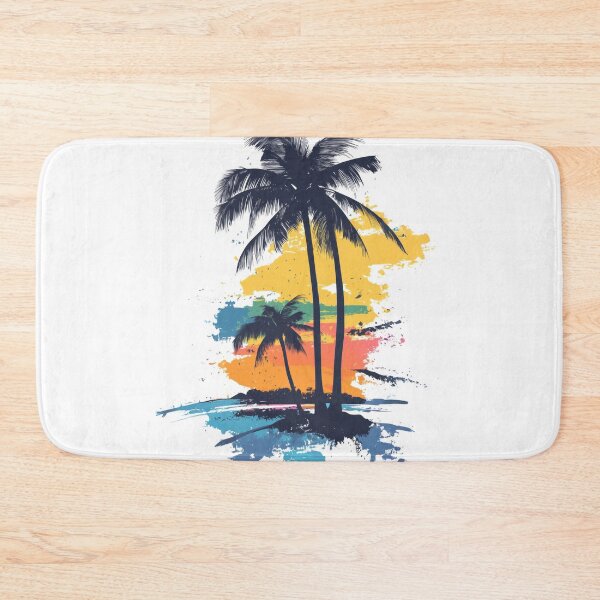 Item preview, Palms silhouetted at sunset time designed and sold by anytka.
