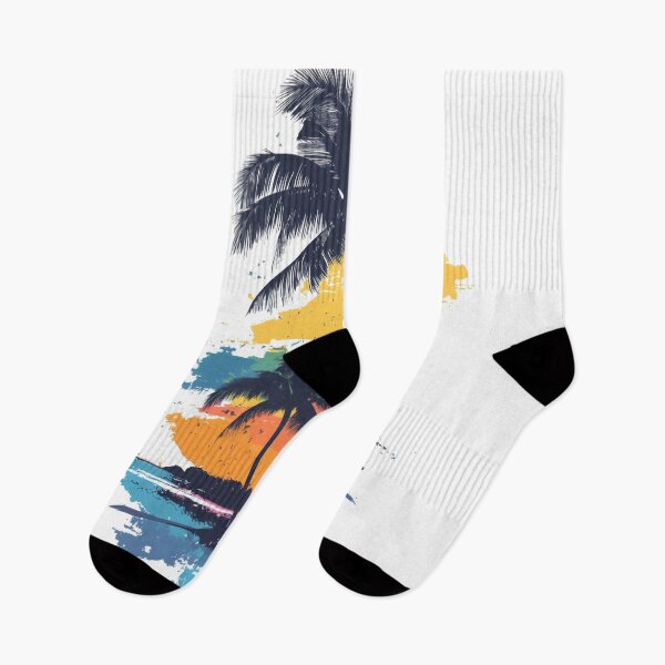Item preview, Palms silhouetted at sunset time designed and sold by anytka.