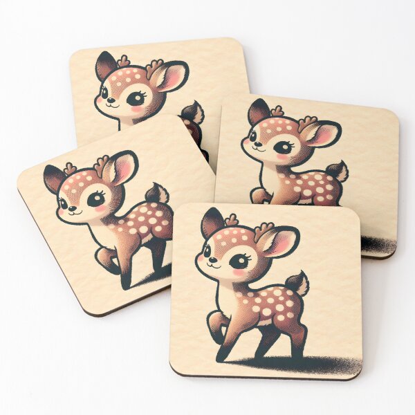 Item preview, Cute Baby Deer, Ai Generated Art  designed and sold by ACC .