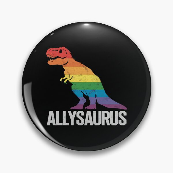 Artikelvorschau, Schwuler Regenbogen Dino T-Rex Verbündeter Saurus LGBT Flagge Jungen Kleinkind Kind entworfen und verkauft von DigitaldeligArt.