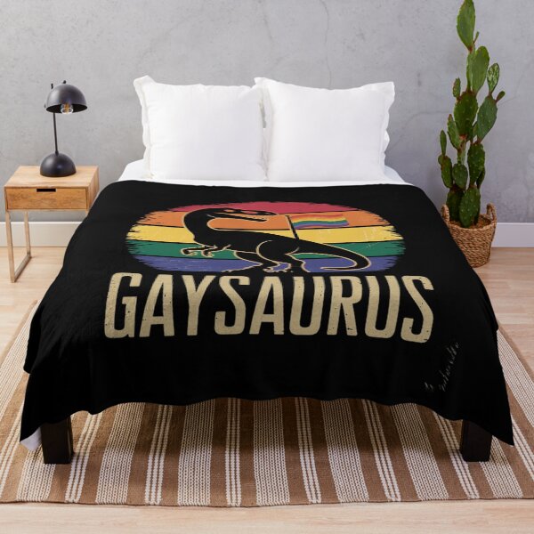 Item preview, Gay Dinosaurs Pride Homosexual Rainbow Dino Bi LGBT T-Rex  designed and sold by MarkLeedsArt.