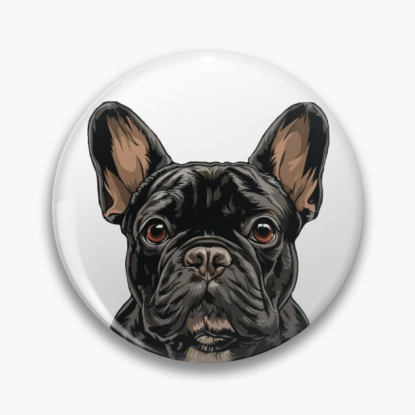 Item preview, Black French Bulldog Dog Illustration designed and sold by whyitsme.