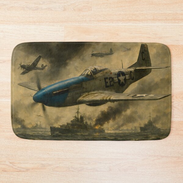 Item preview, WWII P51-D Blue Nose mustang Vintage Picture. designed and sold by H A R L E I G H .