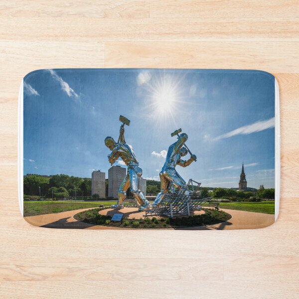 Item preview, Sunlit Shipbuilders Sculpture, Port Glasgow designed and sold by RJW Images.