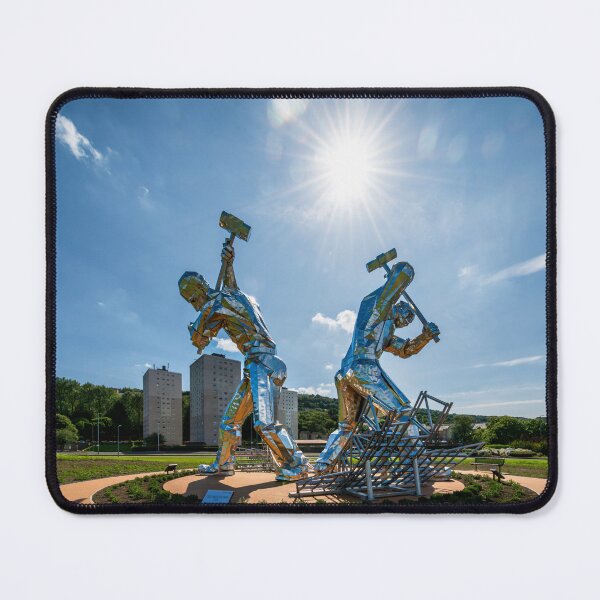 Item preview, Sunlit Shipbuilders Sculpture, Port Glasgow designed and sold by RJW Images.