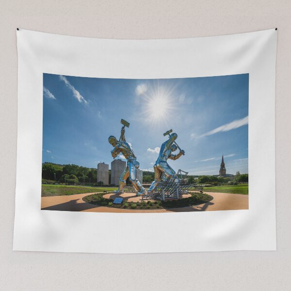 Item preview, Sunlit Shipbuilders Sculpture, Port Glasgow designed and sold by RJW Images.