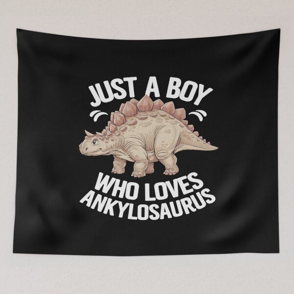 Item preview, Just A Boy Who Loves Ankylosaurus Dinosaur  designed and sold by MarkLeedsArt.