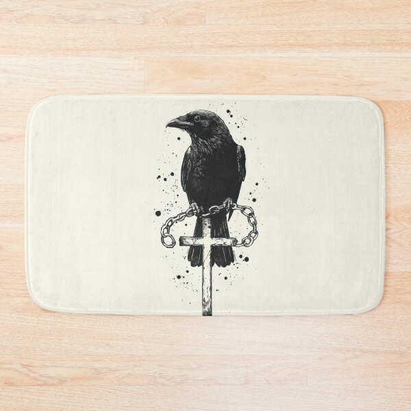 Item preview, Raven on cross with chain design designed and sold by anytka.