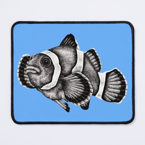 Item preview, Orange clownfish drawing designed and sold by LorenDowding.