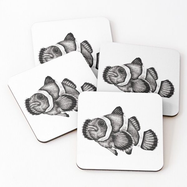 Item preview, Orange clownfish drawing designed and sold by LorenDowding.
