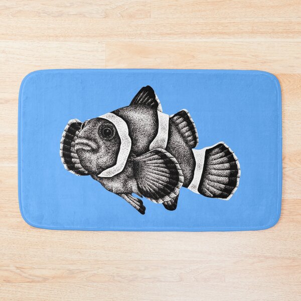 Item preview, Orange clownfish drawing designed and sold by LorenDowding.