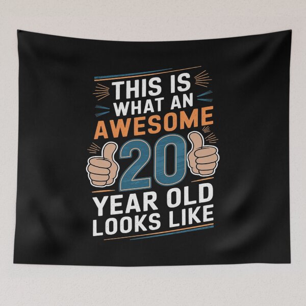 Item preview, This Is What an Awesome 20 Year Old Looks Like 20th Birthday  designed and sold by MarryIsMonth.