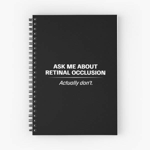 Item preview, Retinal Occlusion Awareness – Ask Me About It (Actually Don’t) designed and sold by Eyepatch-Jacks.