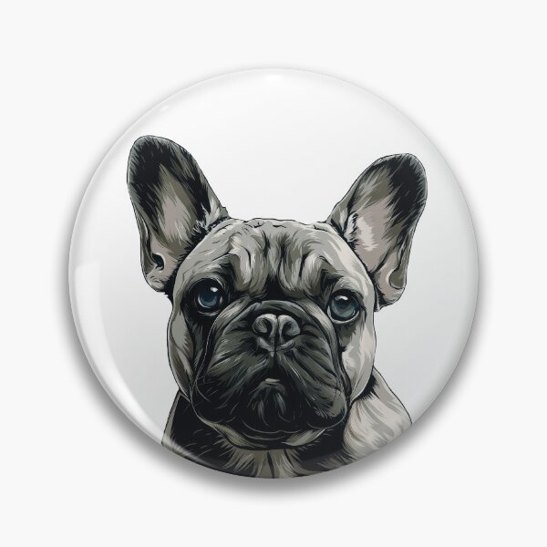 Item preview, Blue French Bulldog Dog Illustration designed and sold by whyitsme.