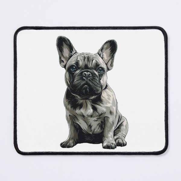 Item preview, Blue French Bulldog Dog Illustration designed and sold by whyitsme.