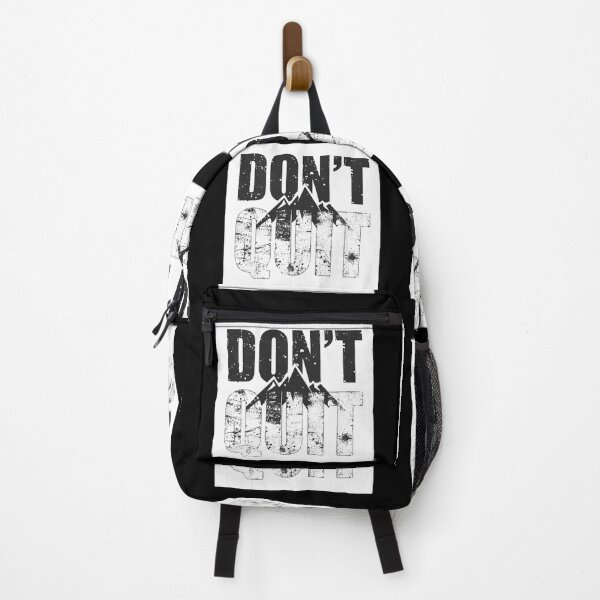 Item preview, DON'T QUIT Motivational Grunge Text | Mountain Summit Graphic designed and sold by SAMNagy.