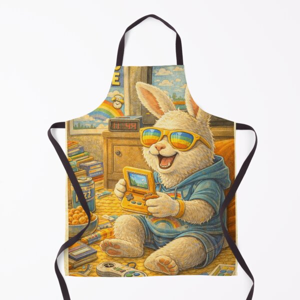 Item preview, Retro Bunny Gaming Good Vibes designed and sold by MIArt Studio.