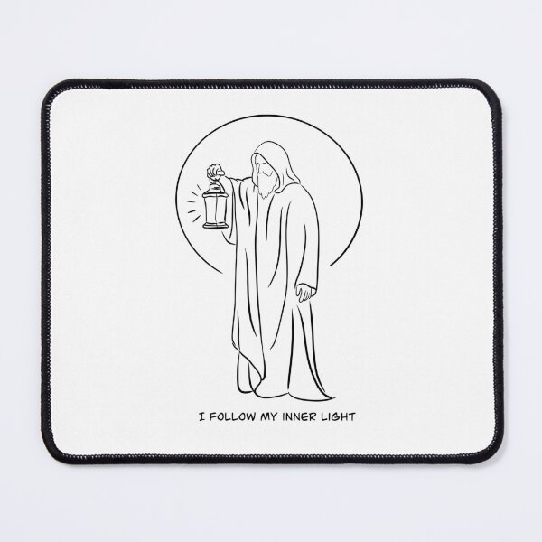 Item preview, The Hermit Tarot Card Art - Minimalist Line Art with Affirmation - I follow my inner light designed and sold by Sarahstangermann.