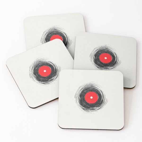Item preview, Red-centered vinyl record designed and sold by anytka.