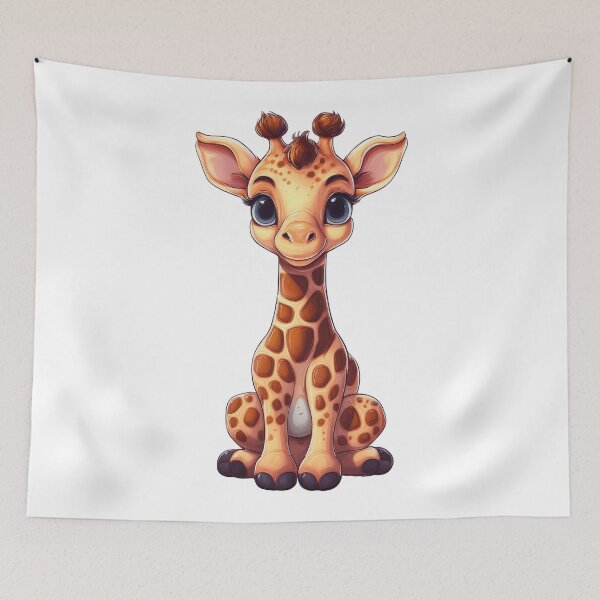 Item preview, Artistic Giraffe Portrait designed and sold by RockitBaby.