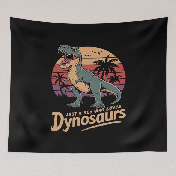 Item preview, Just A Boy Who Loves Dinosaur Boy  designed and sold by MarkLeedsArt.