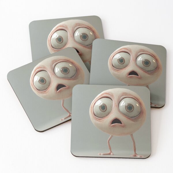 Item preview, Surprised character with big eyes designed and sold by anytka.