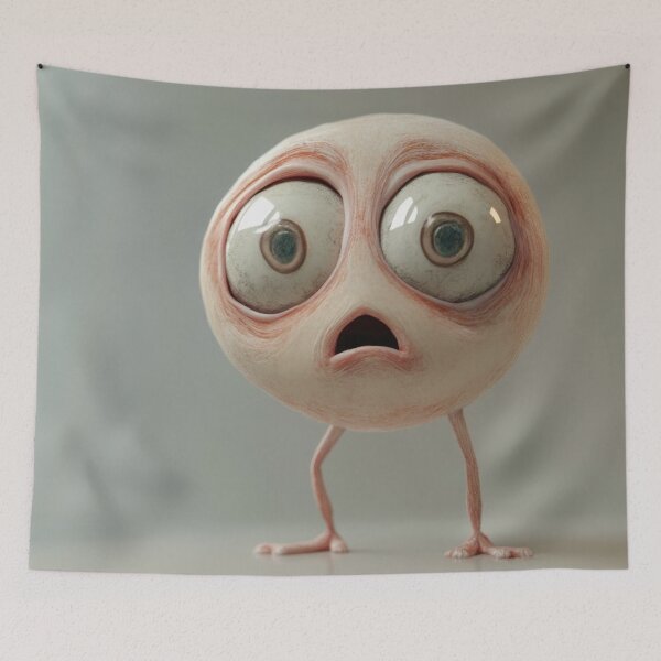 Item preview, Surprised character with big eyes designed and sold by anytka.
